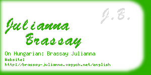 julianna brassay business card